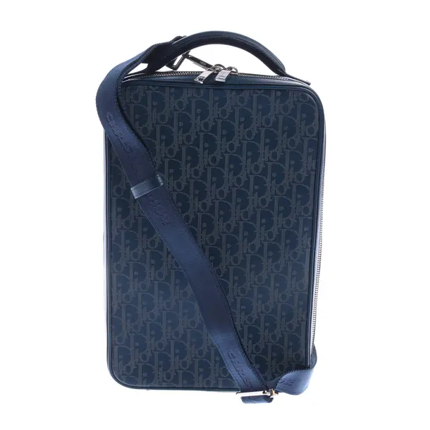 Rucksack in Blau, Leder, Dior
