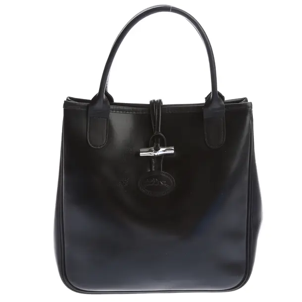 Handtasche in Schwarz, Leder, Longchamp