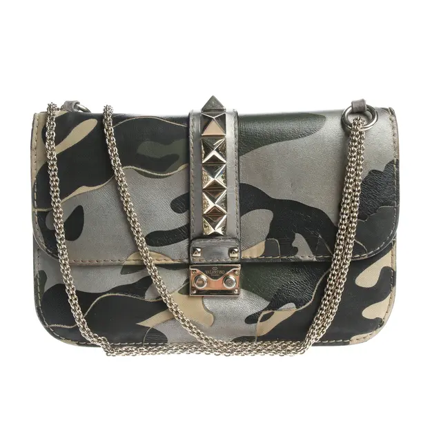Shoulder Bag in Brown, Leather, Valentino