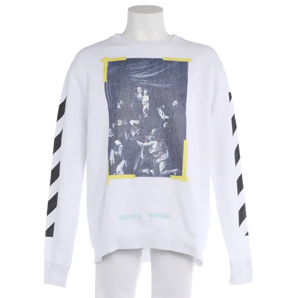 Sweatshirt in Mehrfarbig, Baumwolle, Off-White