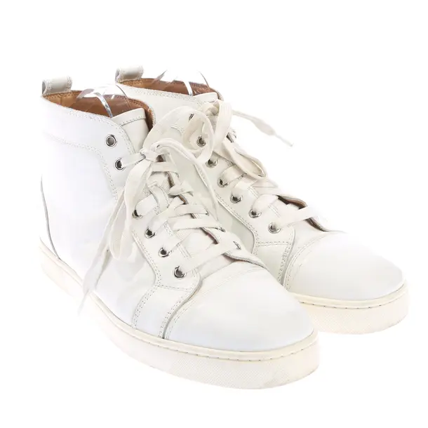 High-Top Sneakers in White, , Christian Louboutin