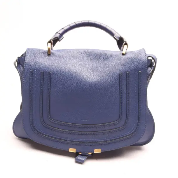 Handbag, in Navy, Leather, Chloé
