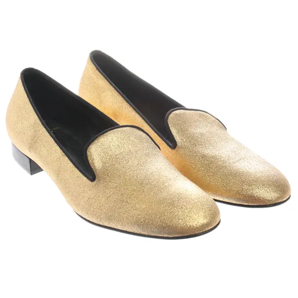 Ballerinas in Metallic, , Saint Laurent