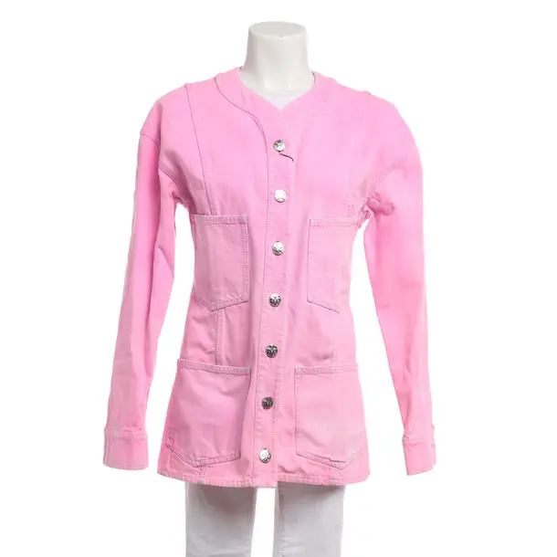 Übergangsjacke, in Neon Pink, Baumwolle, Chanel