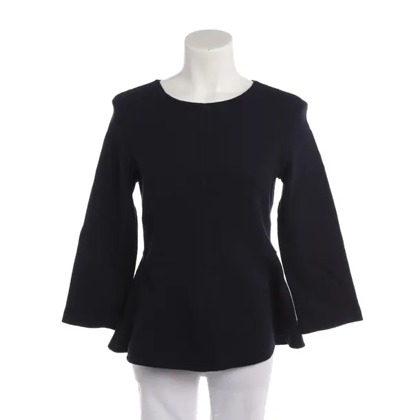 Blouse, in Navy, Wool, Armani Collezioni