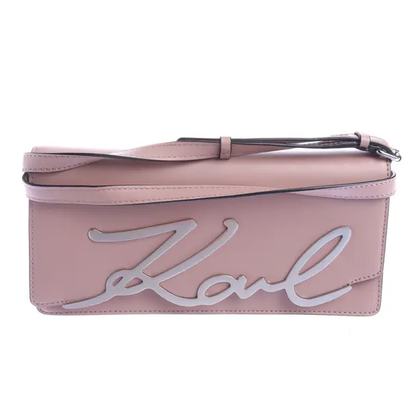 Shoulder Bag in Pink, Leather, Karl Lagerfeld
