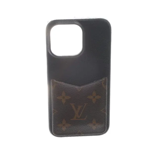 Handyhülle in Braun, Leder, Louis Vuitton