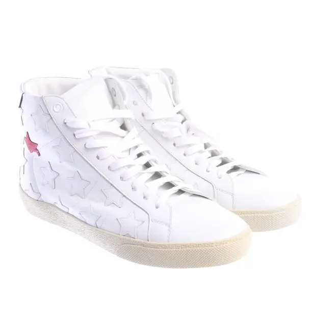 High-Top Sneaker in Weiß, , Saint Laurent