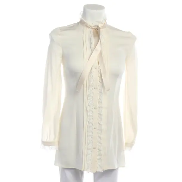 Blouse, in Cream, Silk, Dolce & Gabbana