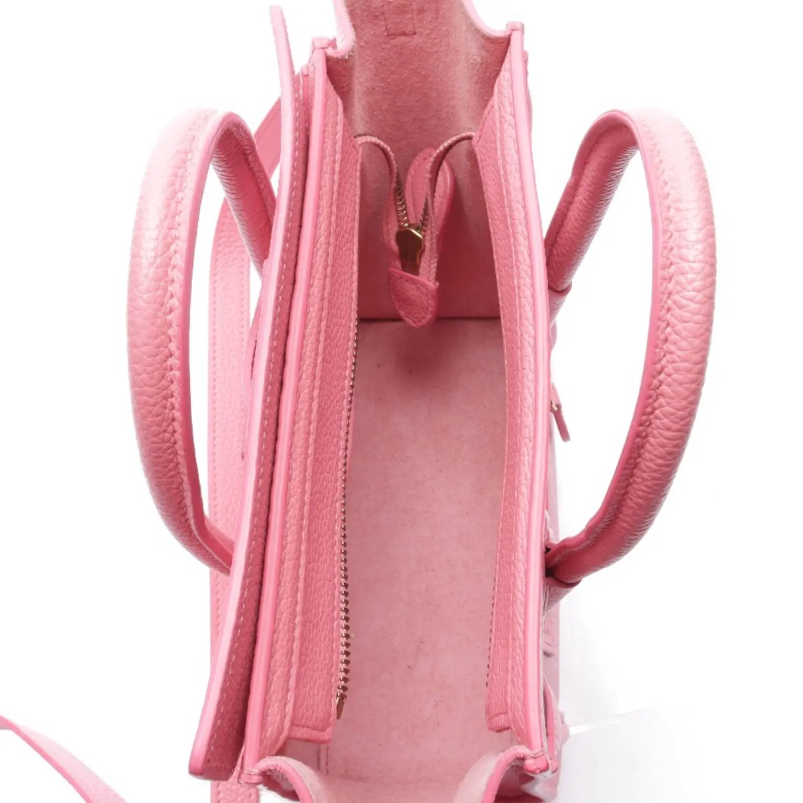 Céline Luggage nano Handbag in Light Pink