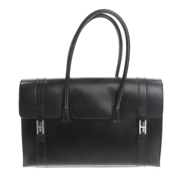 Handtasche in Schwarz, Leder, Hermès