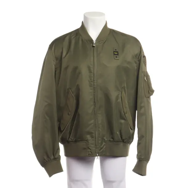 Bomberjacke in Grün, Polyamid, Blauer USA