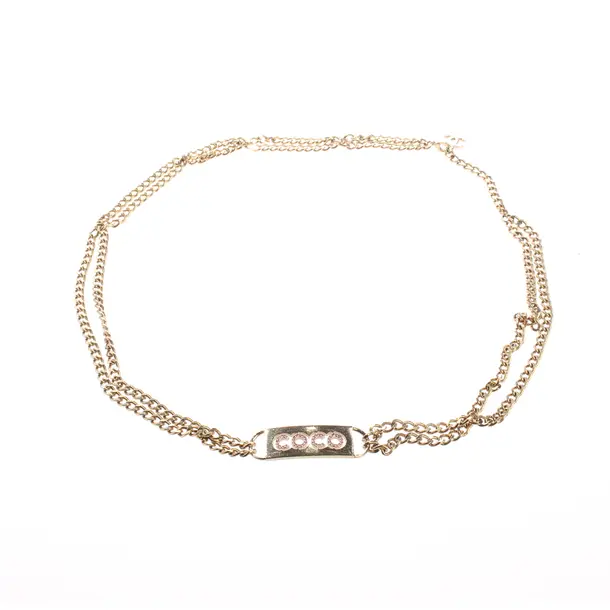 Gürtel, in Gold, Metall (metallisch, metallisiert), Chanel