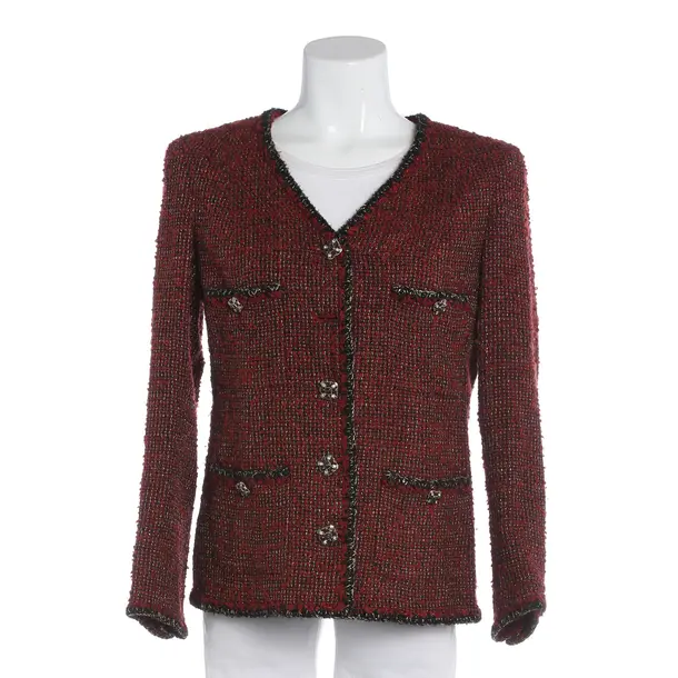 Blazer, in Rot, Wolle, Chanel