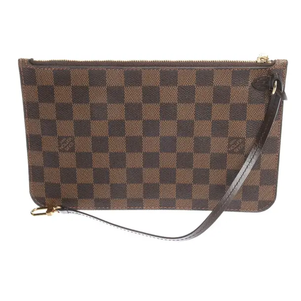 Pochette in Braun, Leder, Louis Vuitton