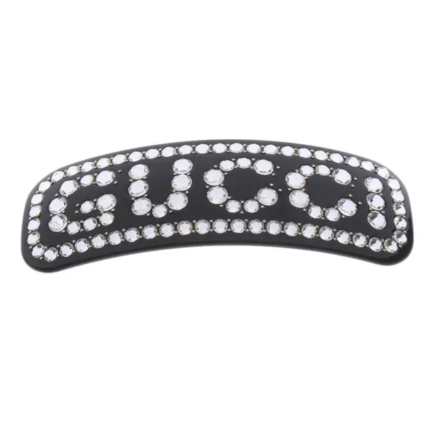 Hair Clip in Black, Other fibres, Gucci
