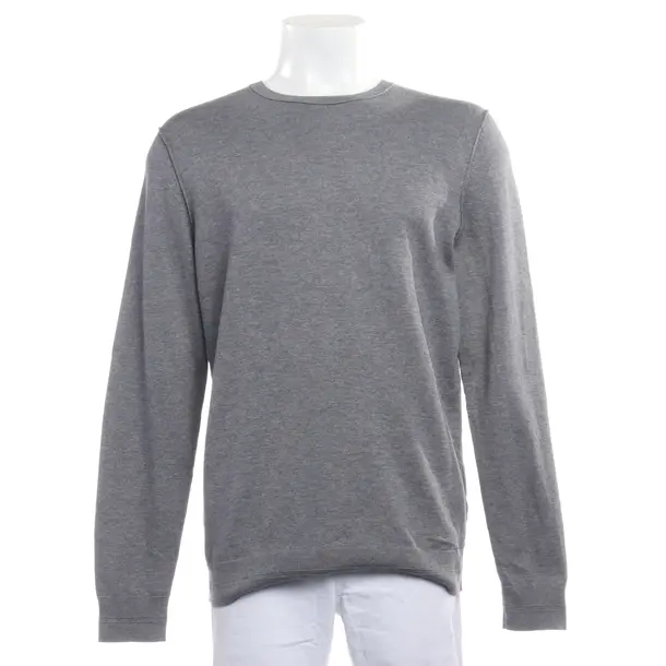 Pullover, in Grau, Baumwolle, Hugo Boss Orange