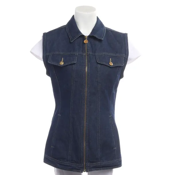 Vest in Blue, Cotton, MCM