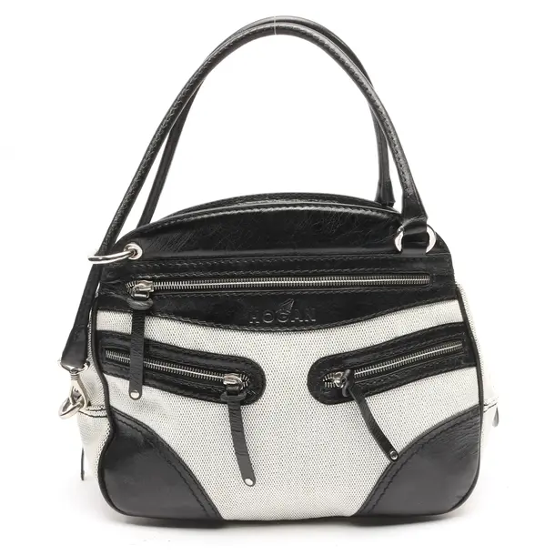 Shoulder Bag in Black, Polyester, Hogan