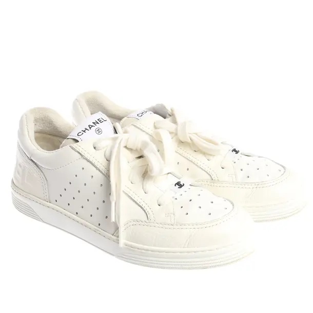 Sneakers in White, , Chanel