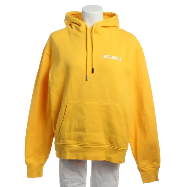 Hoodie in Gelb, Baumwolle, Jacquemus