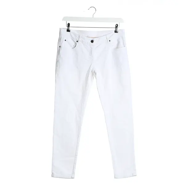 Jeans Skinny in Weiß, Baumwolle, Brunello Cucinelli