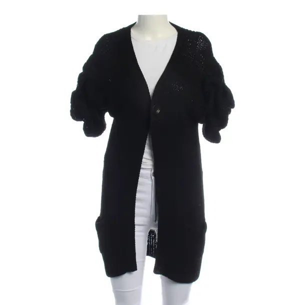 Strickjacke in Schwarz, Baumwolle, Iris von Arnim