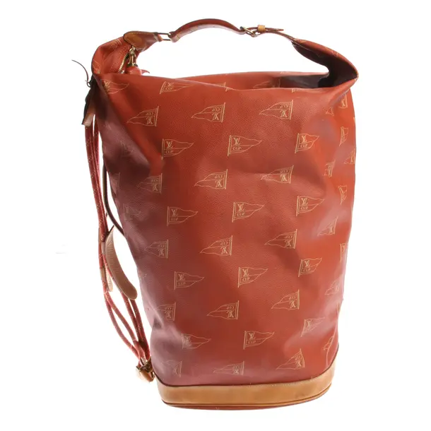 Weekender Bag in Orange, Canvas, Louis Vuitton
