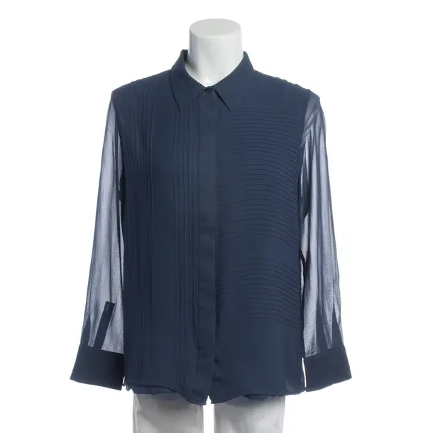 Blouse in Blue, Silk, Tory Burch