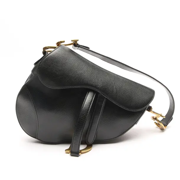 Schultertasche in Schwarz, Leder, Dior