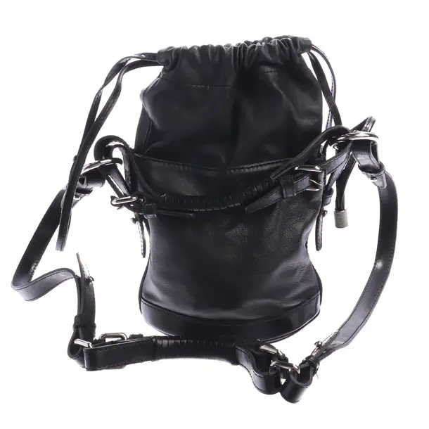 Bucket Bag in Schwarz, Leder, Kenzo