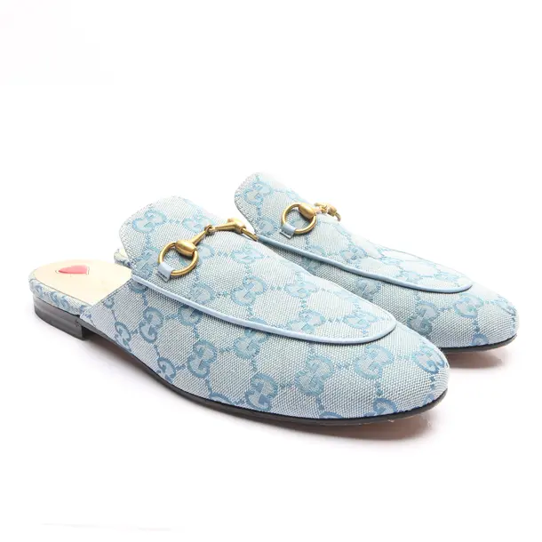 Mules in Blue, , Gucci
