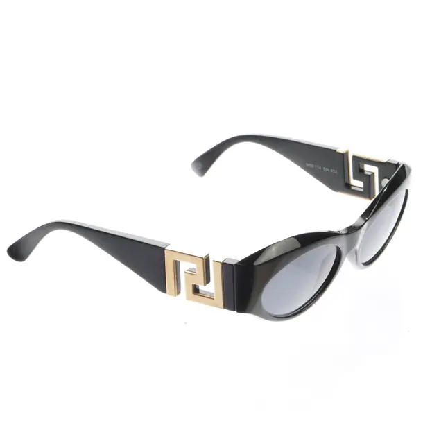 Sonnenbrille in Schwarz, Kunststoff, Versace