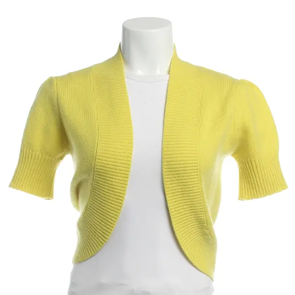 Strickjacke in Gelb, Kaschmir, Allude