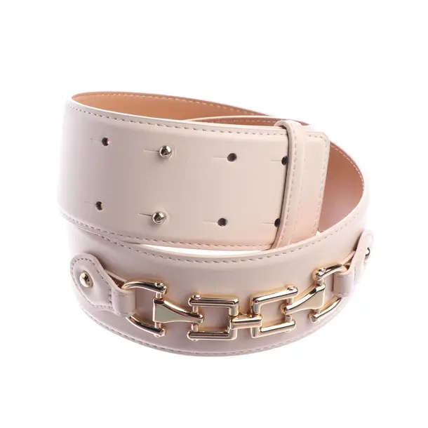 Belt in White, Leather, Elisabetta Franchi