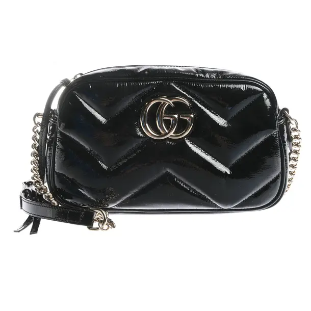 Umhängetasche in Schwarz, Leder, Gucci