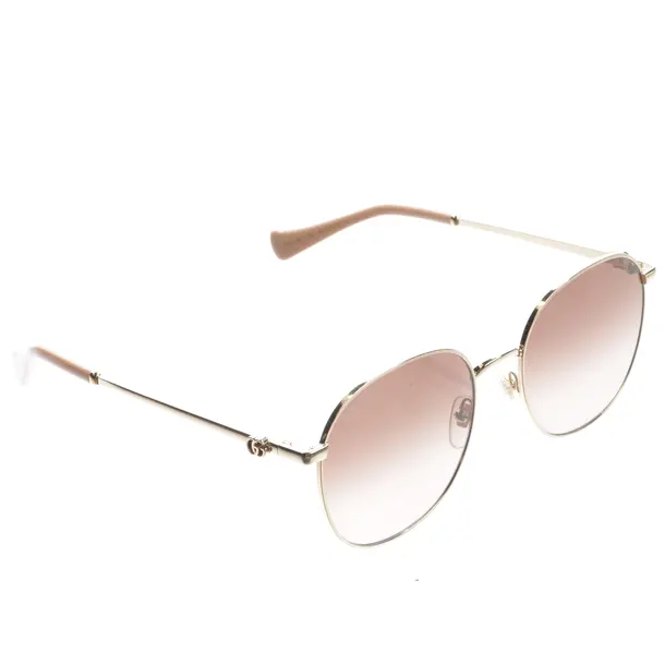 Sonnenbrille in Metallic, Kunststoff / Metall, Gucci