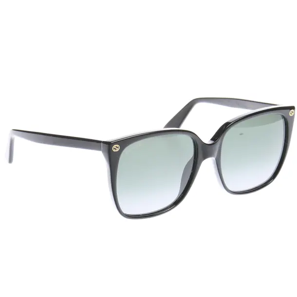 Sonnenbrille in Schwarz, Kunststoff, Gucci