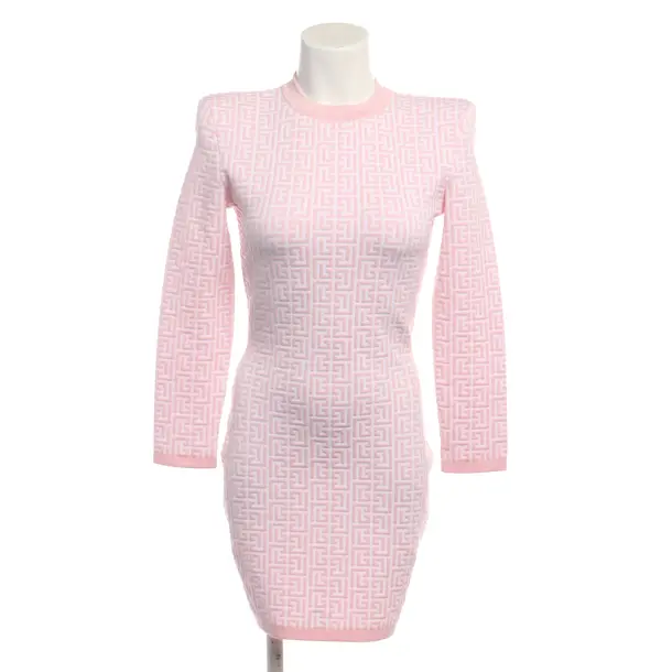 Kleid in Rosa, Wolle, Balmain