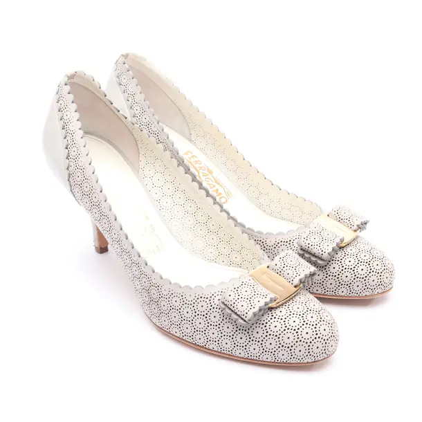 Pumps in Grau, , Salvatore Ferragamo