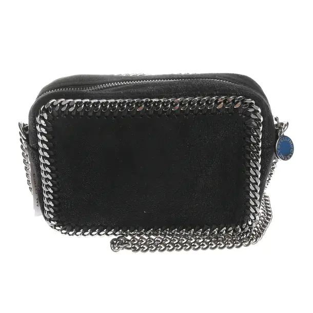 Shoulder Bag in Black, Leather, Stella McCartney
