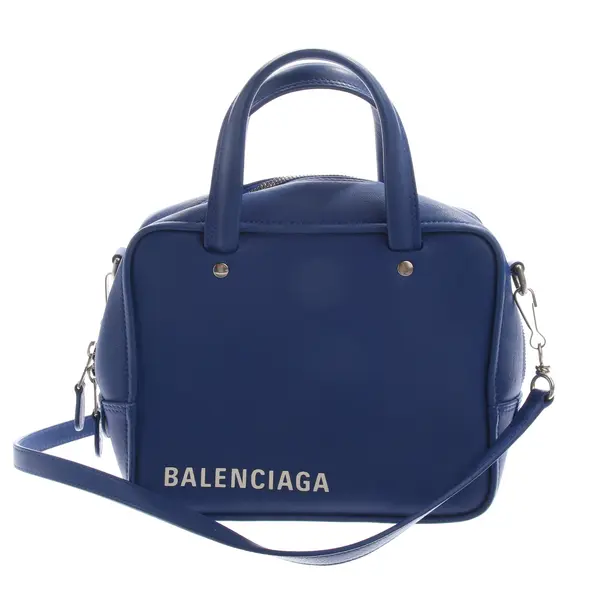 Handbag in Blue, Leather, Balenciaga