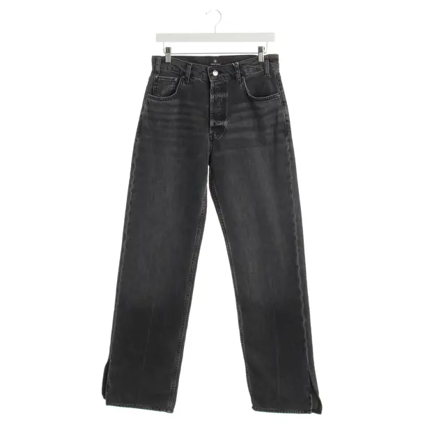 Flared Jeans in Gray, Cotton, Anine Bing
