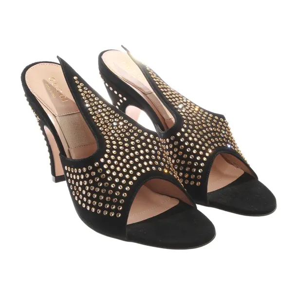 Heeled Sandals in Black, , Gucci