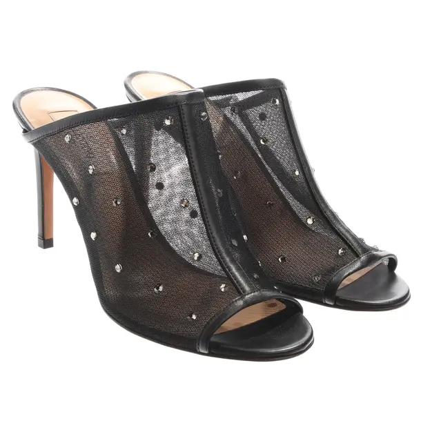 Heeled Sandals in Black, , Valentino
