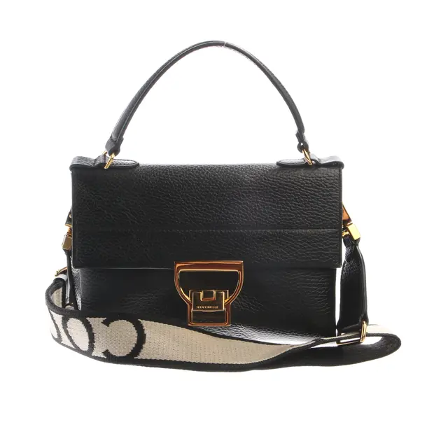 Schultertasche in Schwarz, Leder, Coccinelle