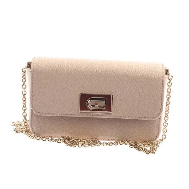 Evening Bag in White, Leather, Furla