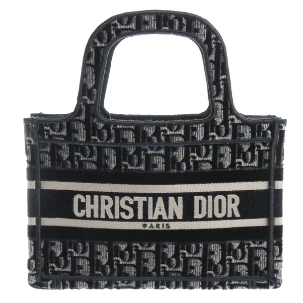 Handbag in Blue, Cotton, Dior