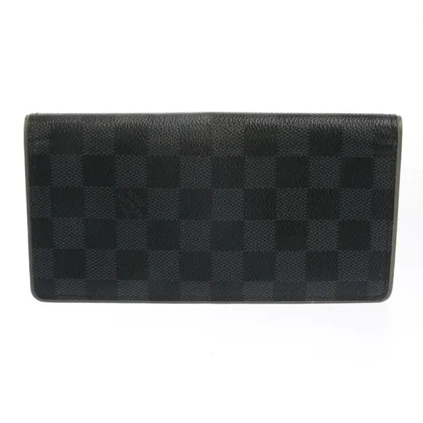 Geldbörse in Grau, Leder, Louis Vuitton
