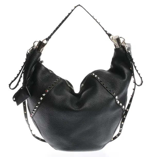 Shoulder Bag in Black, Leather, Valentino